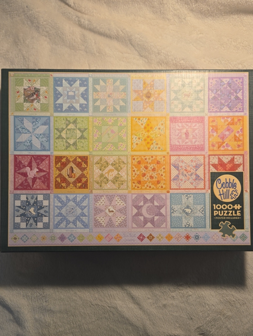 Cobble Hill Star Season Quilt 1000 Piece Puzzle